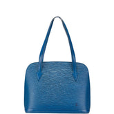 ルイ ヴィトン エピ リュサック ショルダーバッグ トートバッグ M52285 トレドブルー レザー レディース LOUIS VUITTON 【中古】